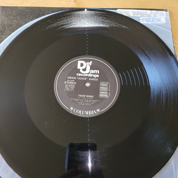 Oran Juice Jones The Rain Your Song 12" Vinyl Single R&B 1986 Def Jam Record LPB - Picture 5 of 9